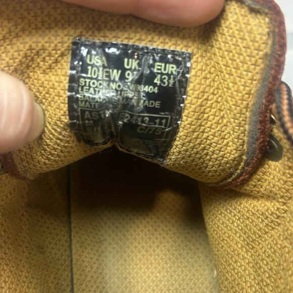 Wolverine Moc Toe 5" Steel Toe Handsewn Chukka Boots EU 43.5 10.5 EW - Picture 7 of 8